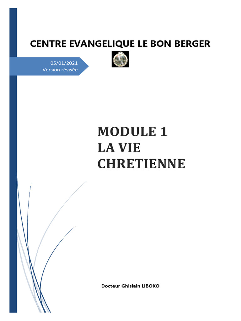 Principes de la Vie Chrétienne | PDF | Baptisme | Saint-Esprit