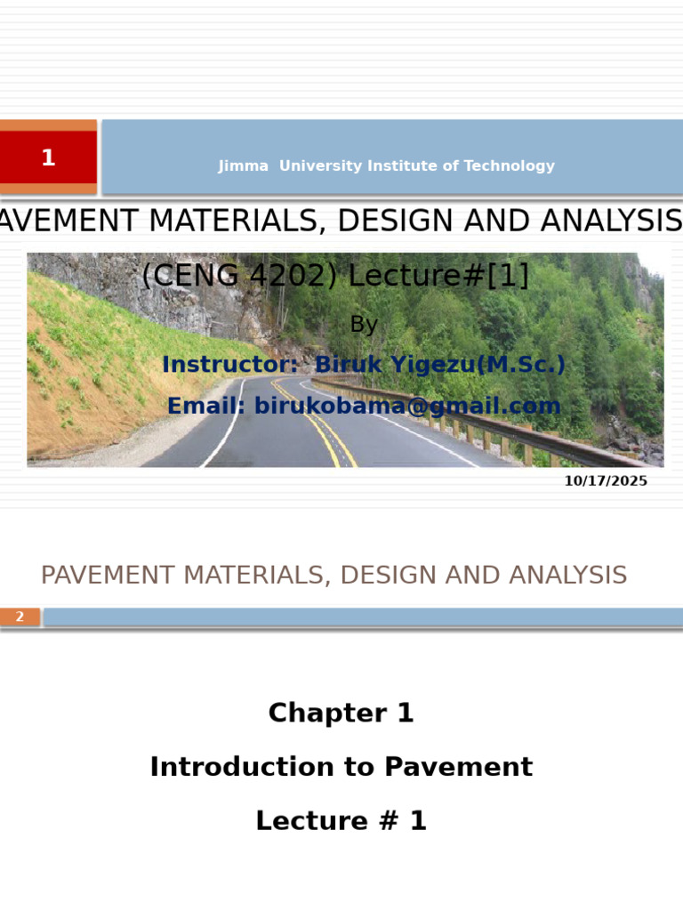 Pavement Materials and Design Overview | PDF | Road Surface | Concrete