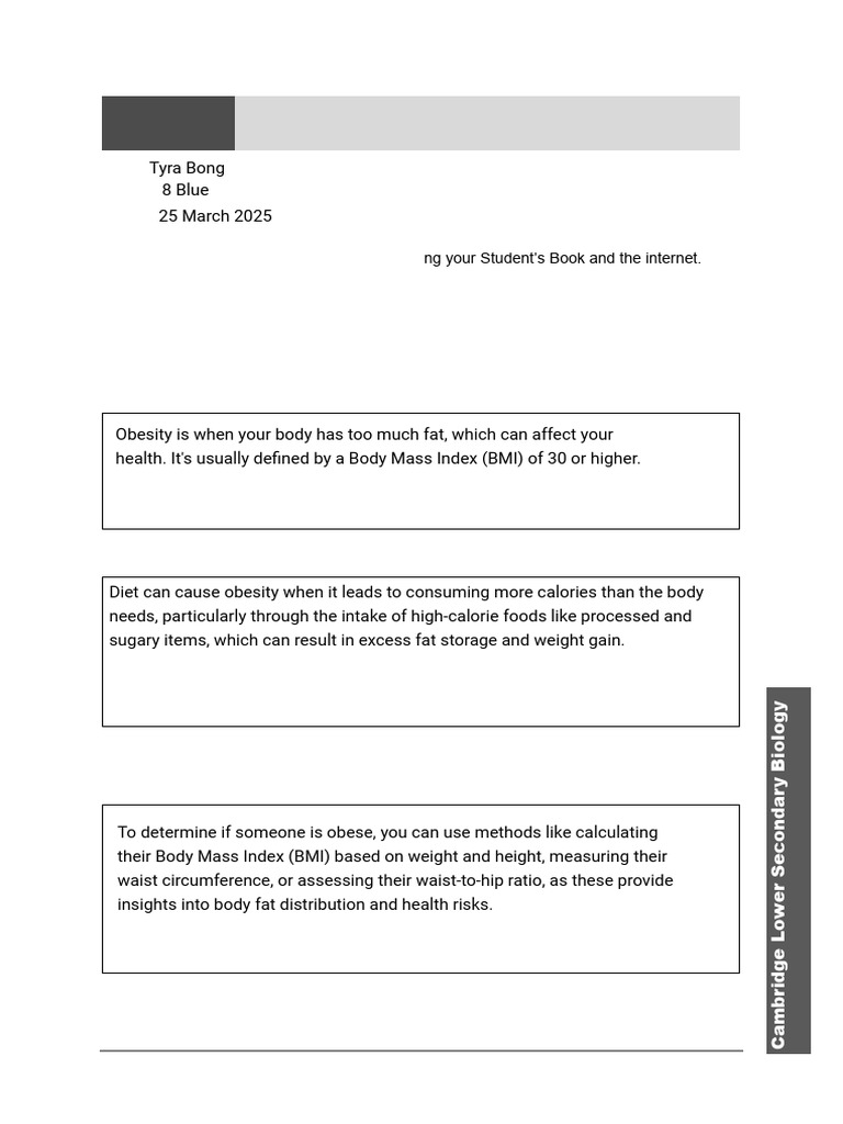Understanding Obesity: Causes and Effects | PDF | Obesity | Body Mass Index