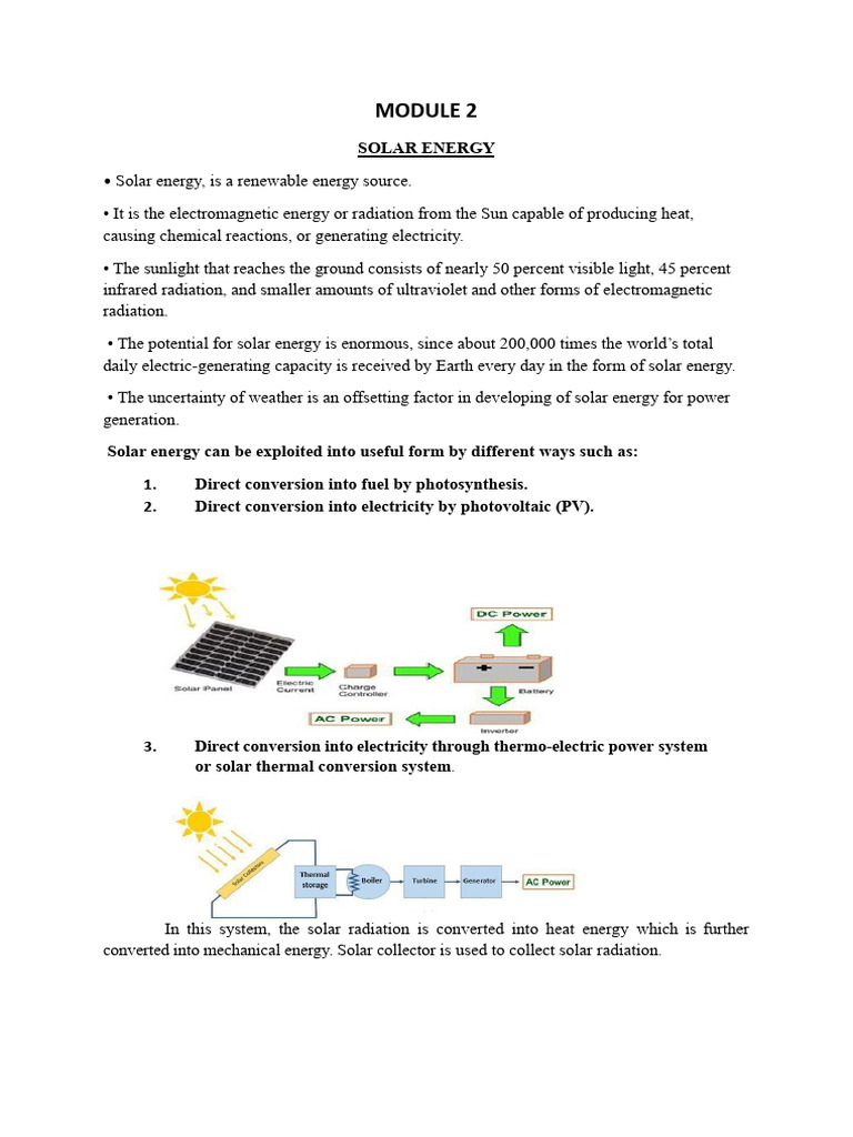 Overview of Solar Energy Systems | PDF | Photovoltaic System | Solar Energy