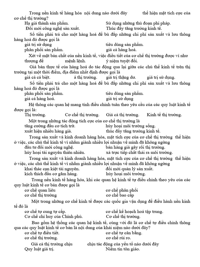 K10 CDV Bai 4 Co Che Thi Truong | PDF