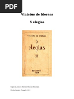 Vinícius de Moraes - 5 Elegias