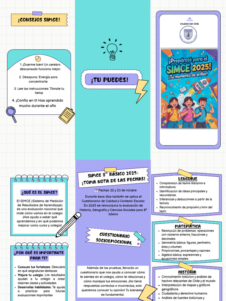 Consejos para el SIMCE 8° 2025 | PDF | Aprendizaje | Cognición