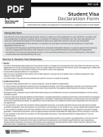 Financial Undertaking for Student Visa | PDF