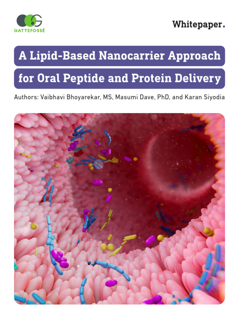 Lipid Nanocarriers for Oral Protein Delivery | PDF | Pharmaceutical ...