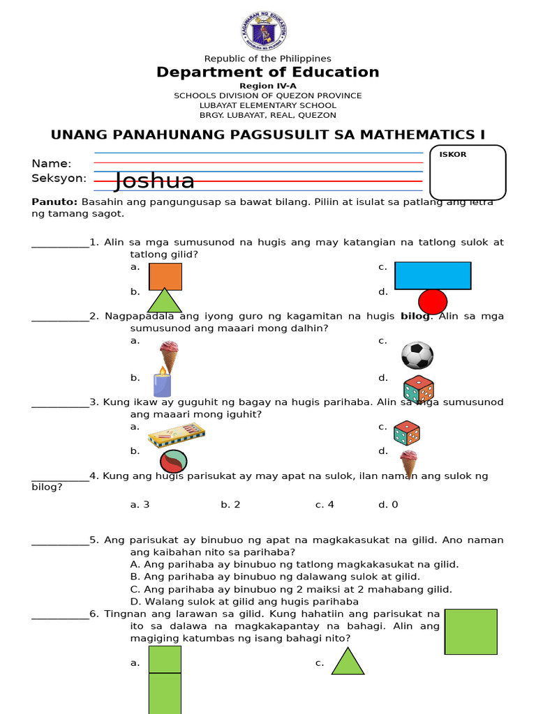 Math | PDF