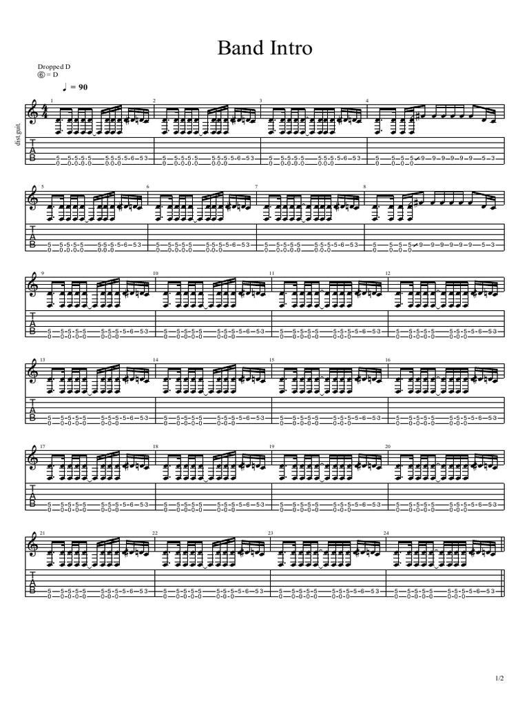 Band Intro and Guitar Tuning Guide | PDF