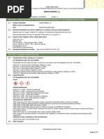 GPC8 Disinfectant Safety Data Sheet | PDF | Toxicity | Dangerous Goods