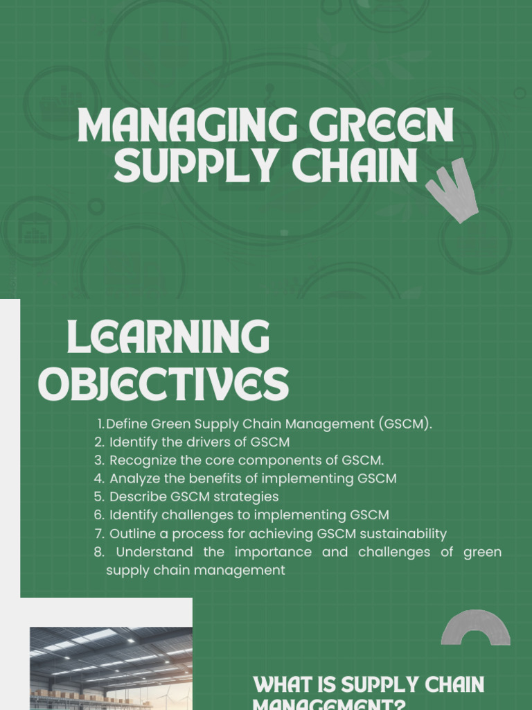 Green Supply Chain Management Guide | PDF | Supply Chain | Supply Chain ...
