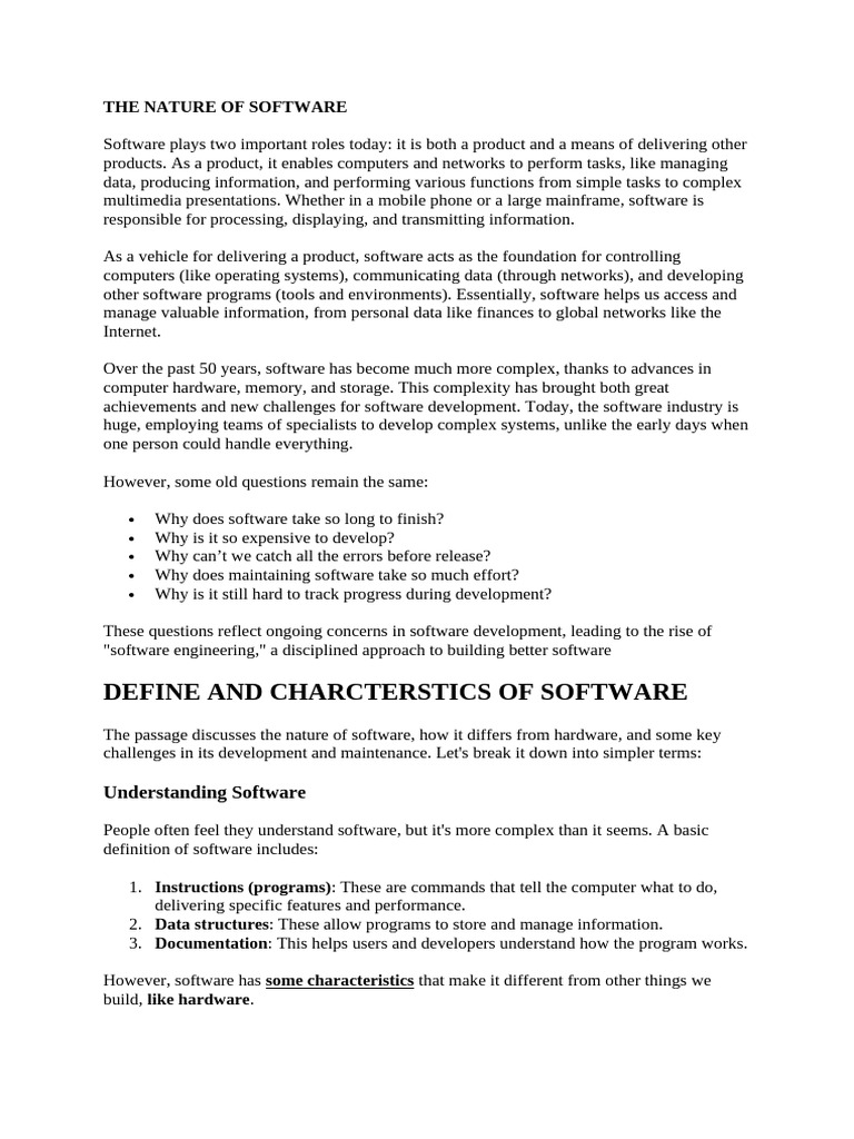Understanding Software Development Challenges | PDF | Software ...
