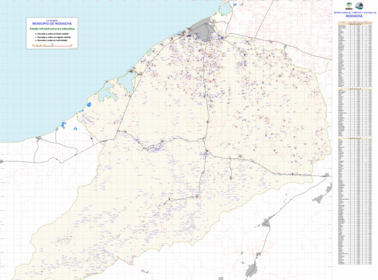 Mapa Educacion Comunidades Wayuu Estado Escuelas | PDF