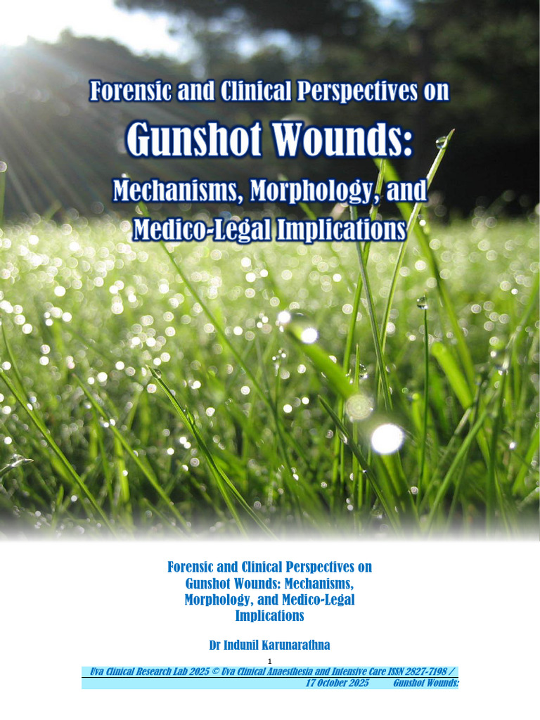 Forensic and Clinical Perspectives On Gunshot Wounds | PDF | Firearms ...