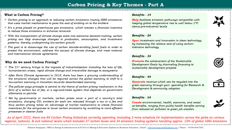 Understanding Carbon Pricing Benefits | PDF | Climate Change ...