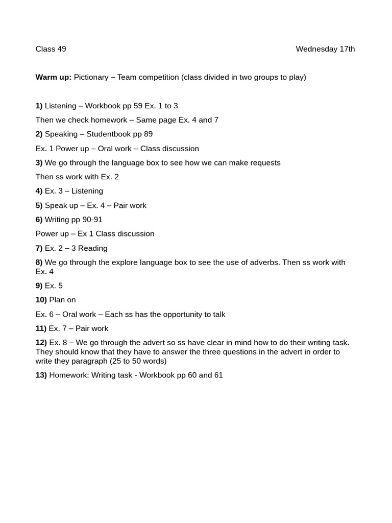 Class 49 - 6C | PDF