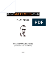 PIOBB-33 Ans D'occultisme