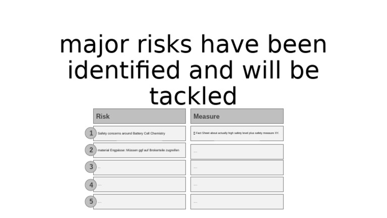 Major Risks | PDF