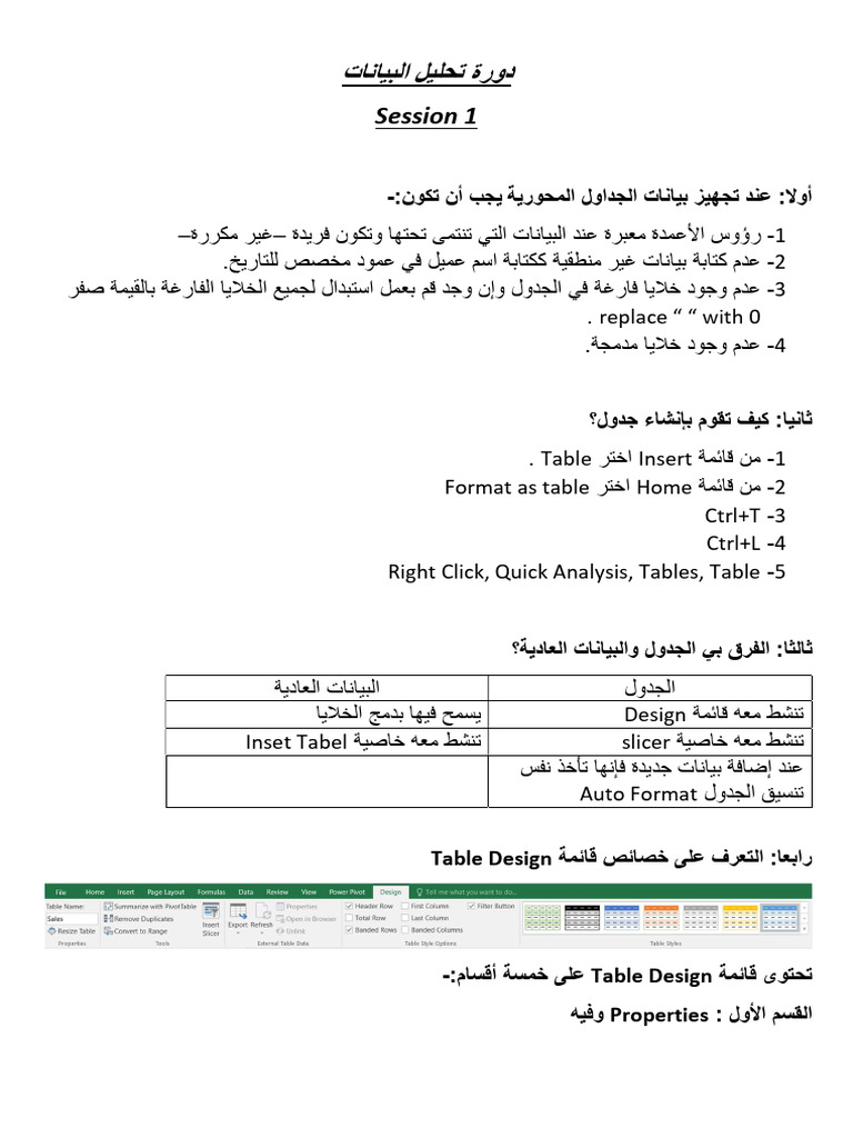 Data Analisys Course 17-10-2025 Session 1 | PDF