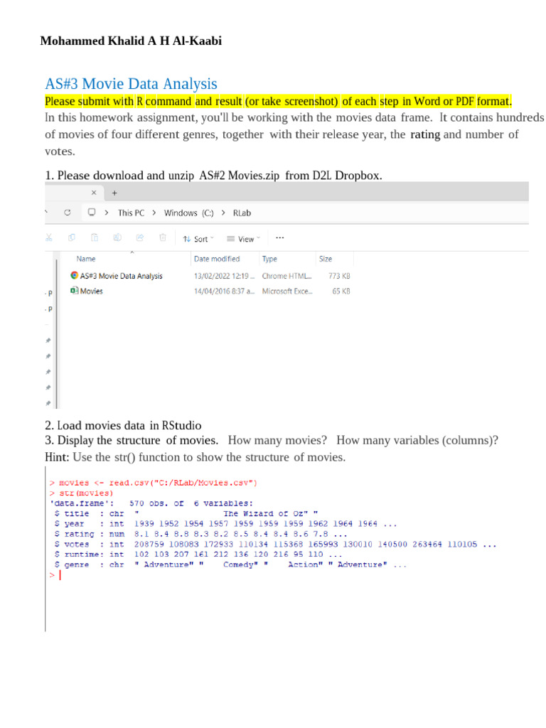 Movie Data Analysis in R: Visualizations | PDF | Scatter Plot