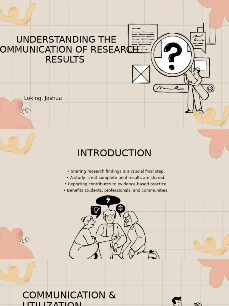Communicating Research Results Effectively | PDF | Communication | Thesis