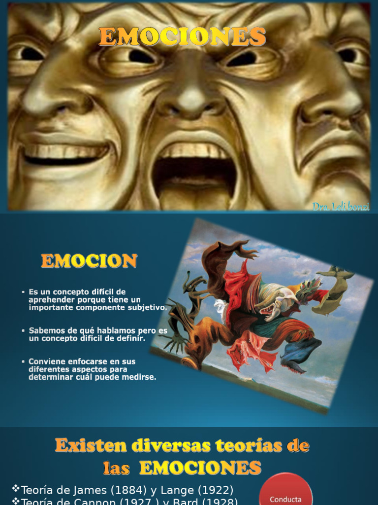 Teorías de la emoción y la mente humana | PDF | Las emociones | Mente