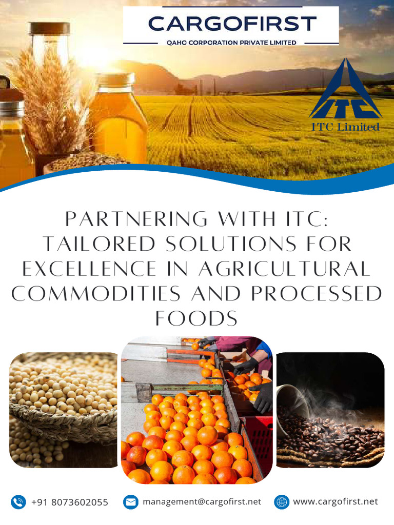 ITC Brochure (1) - Compressed | PDF | Agriculture | Food Industry