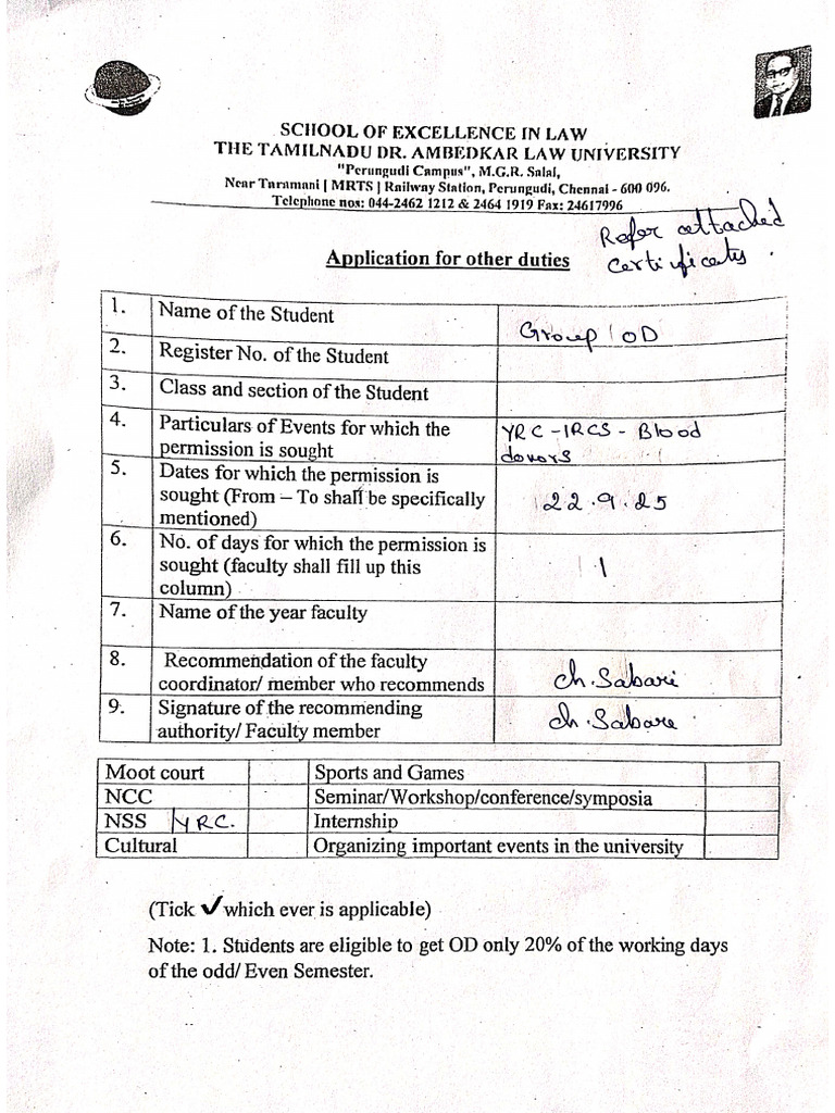 Donor Od Attestation | PDF
