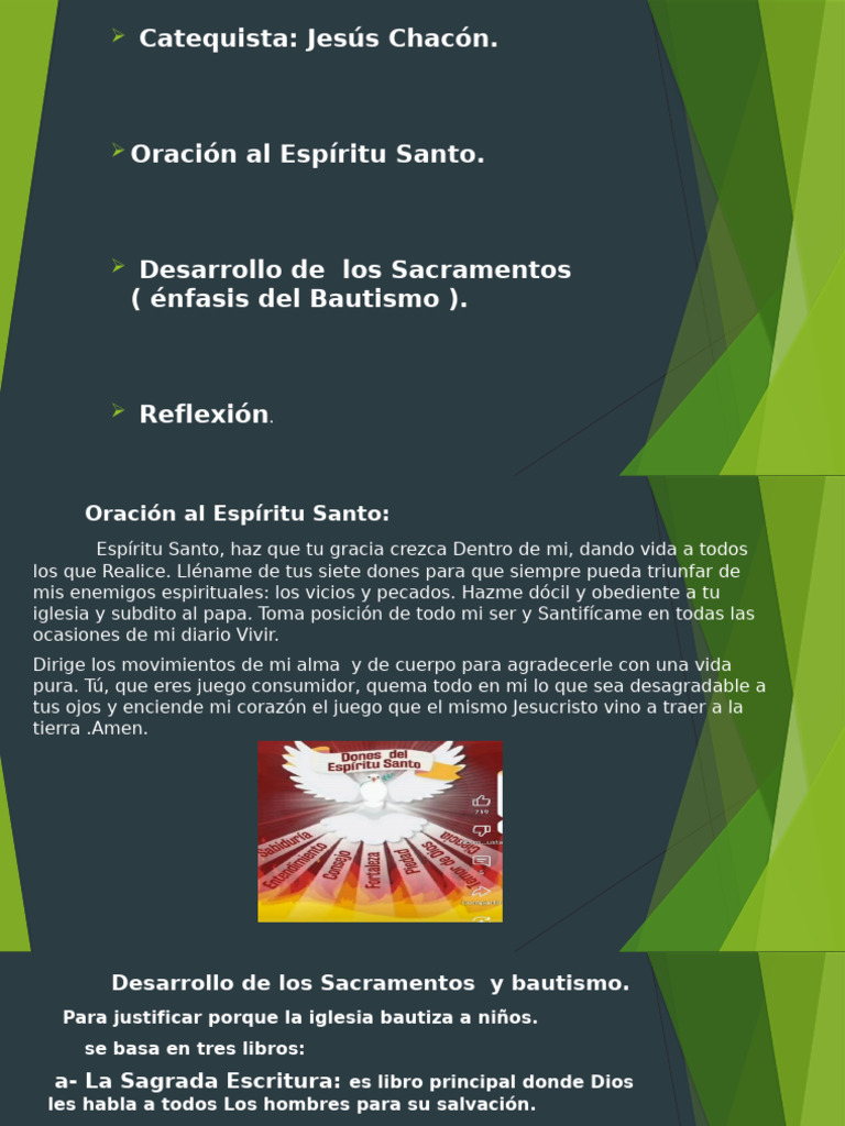 Los Sacramento y El Bautismo. | PDF | Bautismo | Sacramentos