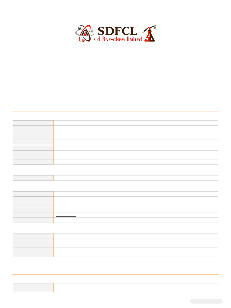 Silver Sulphate - SD Fine MSDS 2021 | PDF | Toxicity