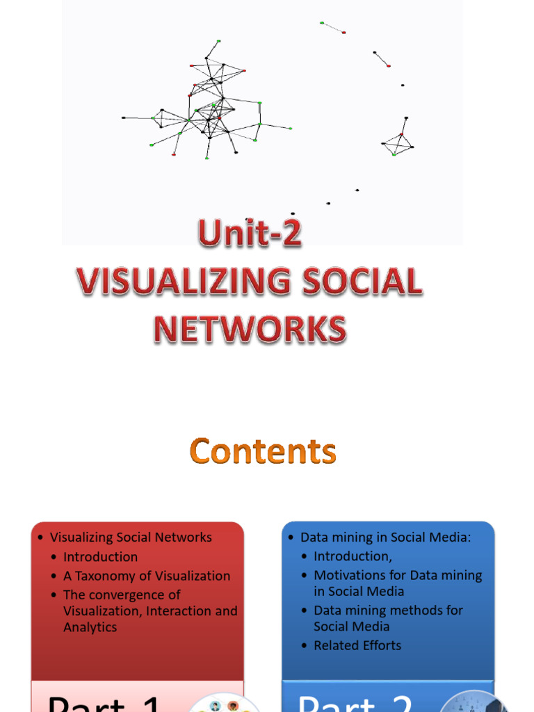 Unit2 Visualizing Social Networks | PDF | Data Mining | Social Media