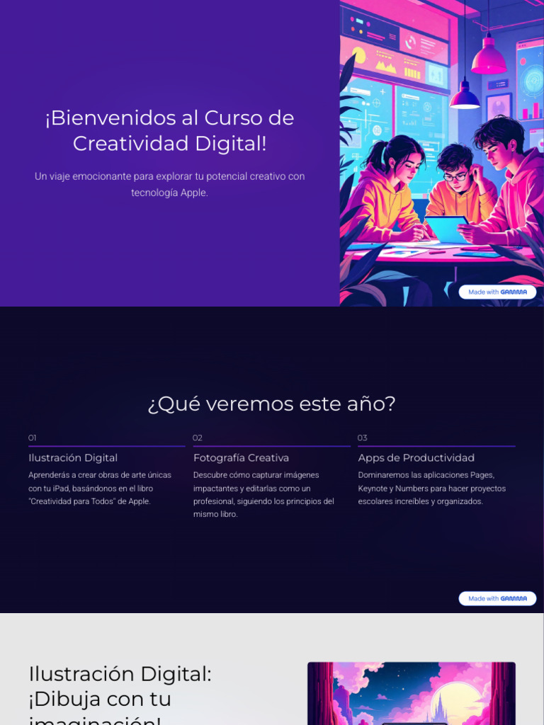 Bienvenidos-al-Curso-de-Creatividad-Digital 1SEC | PDF | Creatividad ...