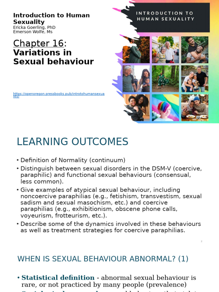 Understanding Sexual Behavior Variations | PDF | Sexual Fetishism ...