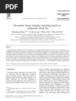 Document Image Template Matching Based On Component Block List