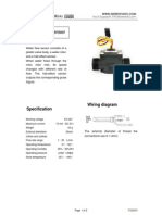 Water Flow Sensor Datasheet