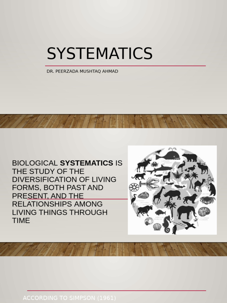 Understanding Biological Systematics | PDF | Taxonomy (Biology) | Species