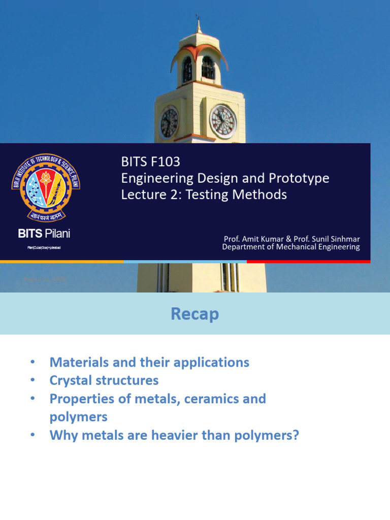 Mechanical Testing Methods Overview | PDF | Deformation (Engineering ...