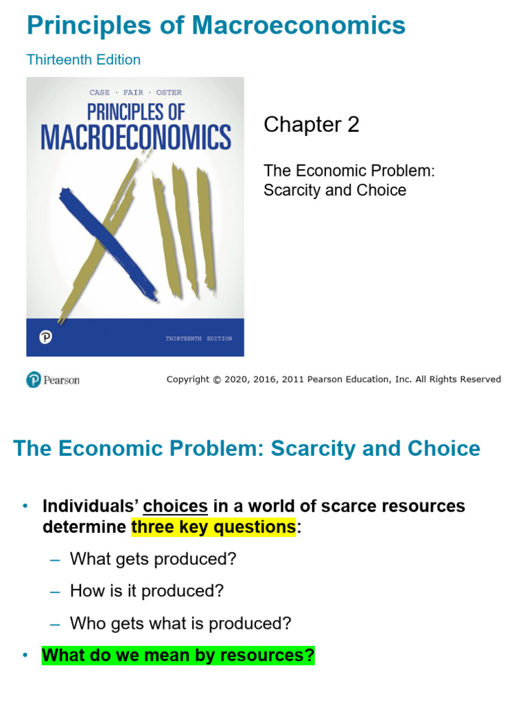 Economic Problem: Scarcity and Choice | PDF | Business Economics | Trade