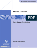 ISA 75.05.01 Control Valve Terminology