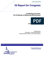 RL33160 CRS Combating Terrorism: The Challenge of Measuring Effectiveness