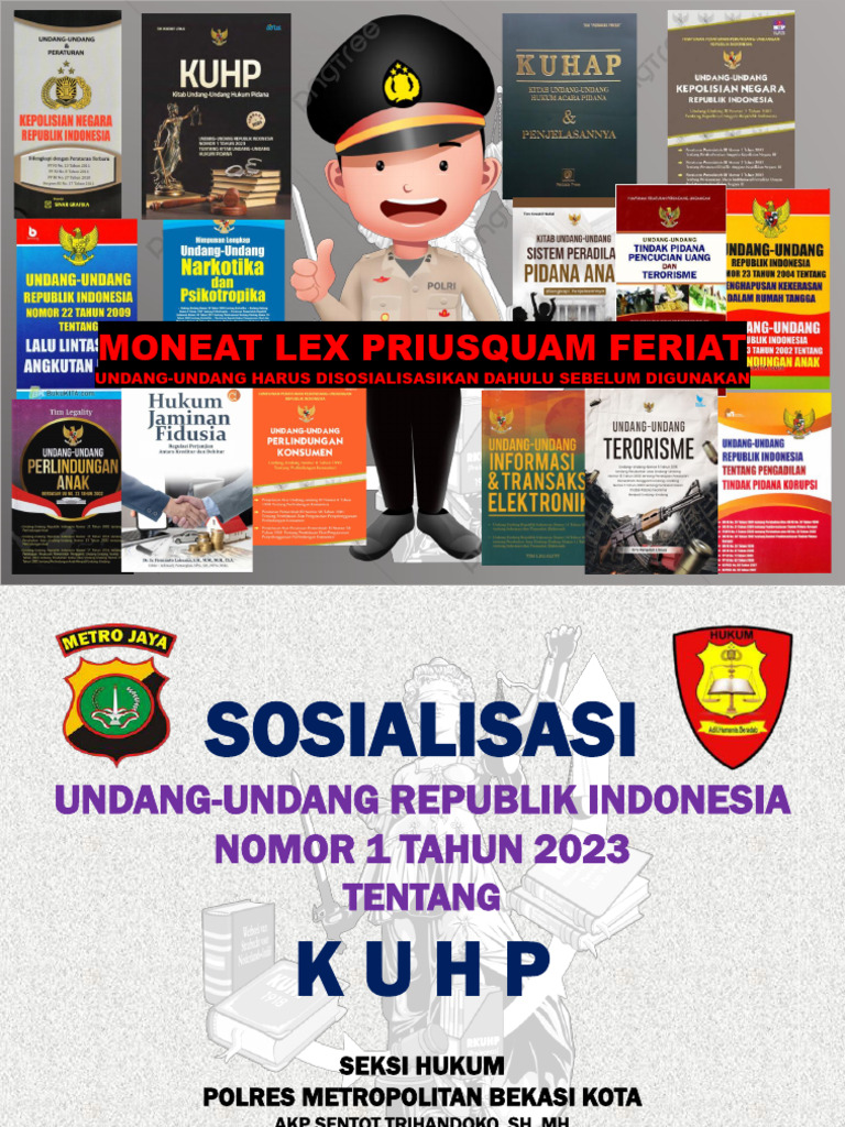 Sosialisasi KUHP 2023 di Indonesia | PDF