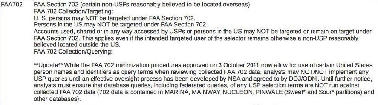 NSA-Section 702 'Loop Hole' | PDF