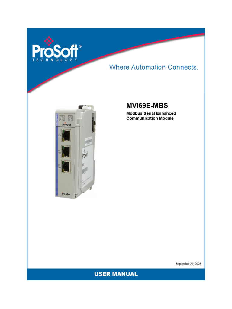 MVI69E-MBS Modbus User Manual | PDF | Computer Science | Computer ...