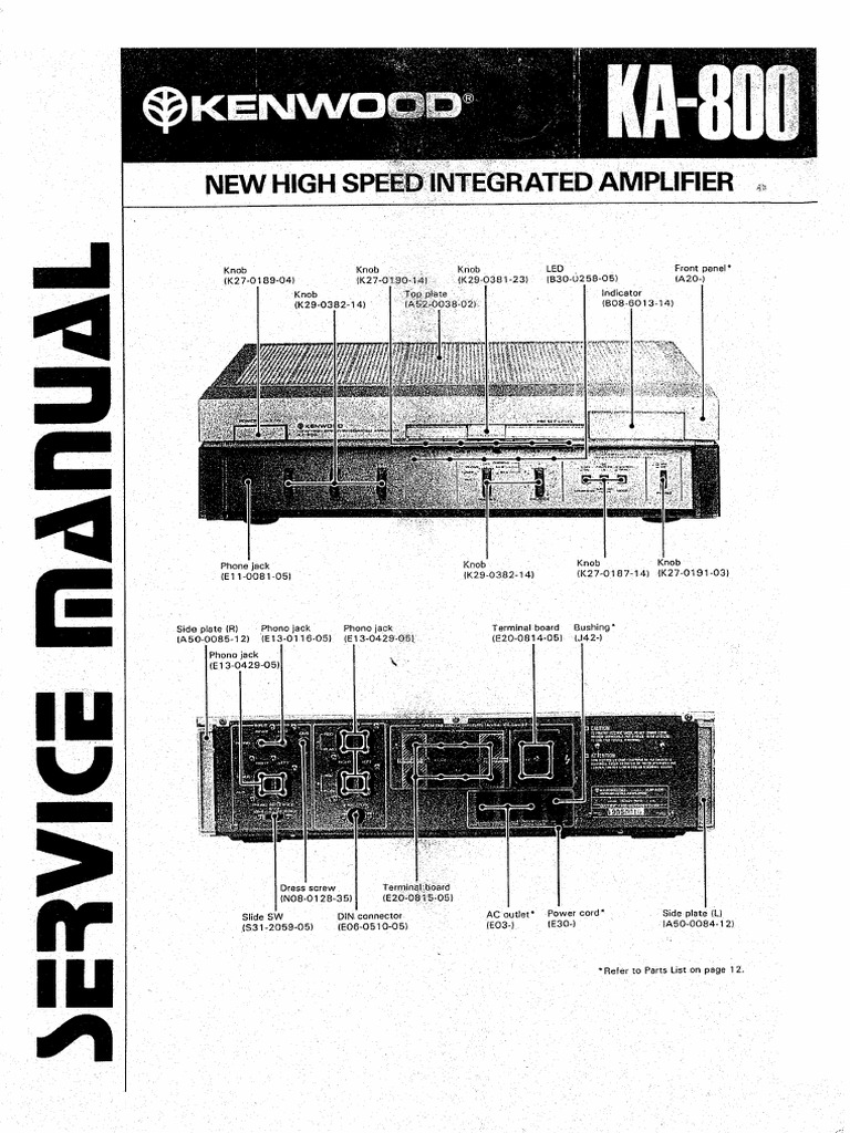 Kenwood Ka-800 | PDF