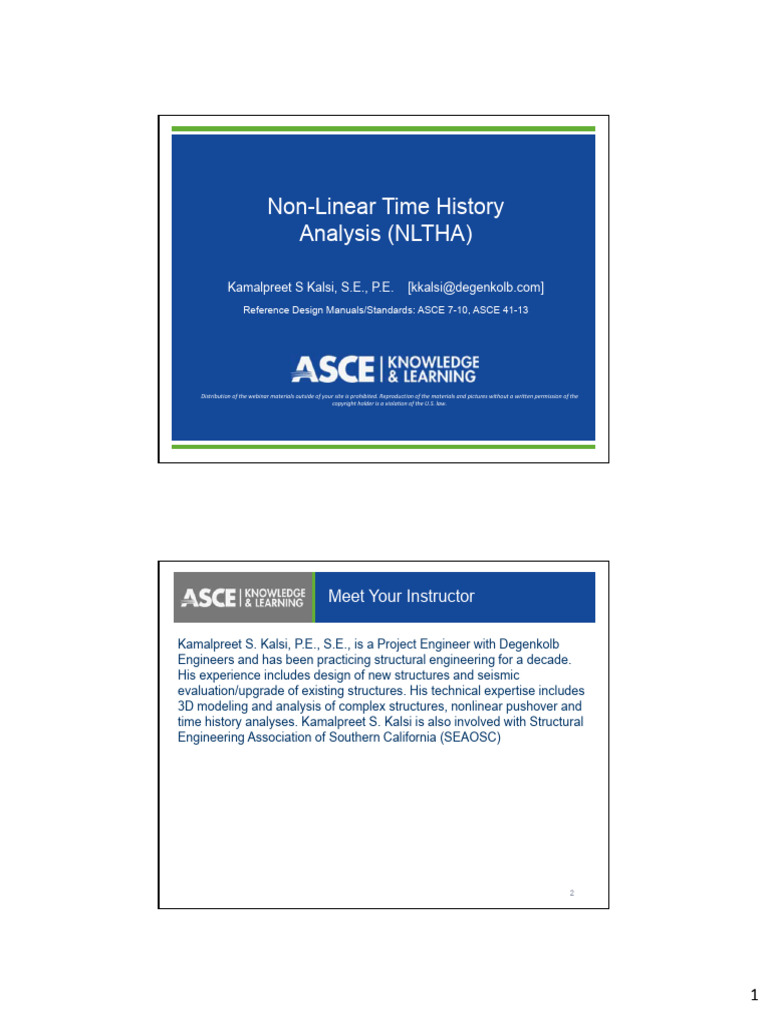 Non-Linear Time History Analysis ARCHIVED | PDF | Fracture | Buckling