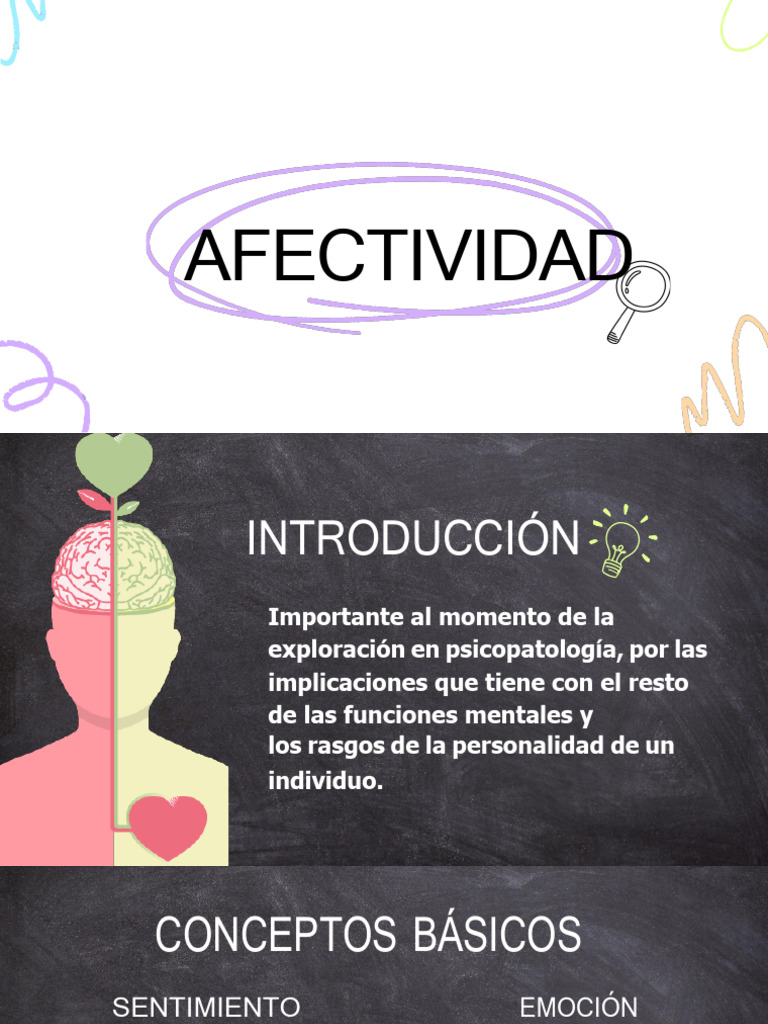 Exploración de la Afectividad en Psicopatología | PDF | Las emociones ...