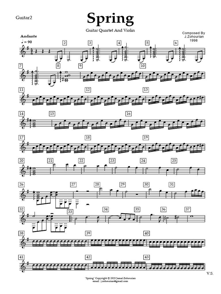 Spring Guitar2 | PDF