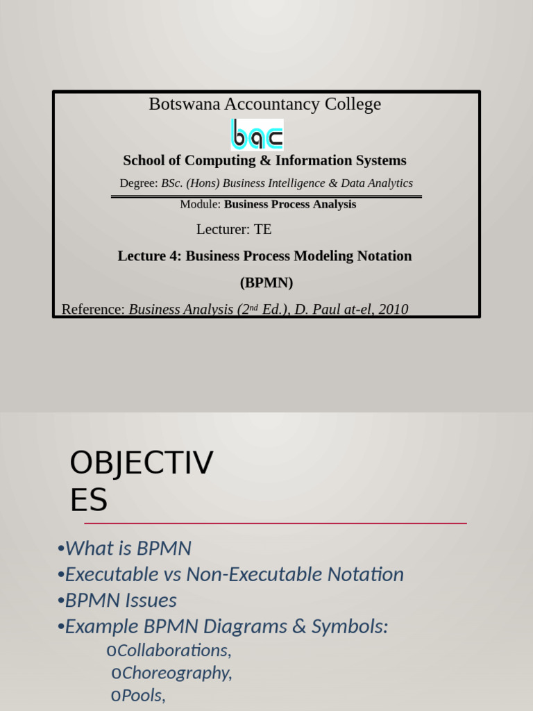BPMN Overview: Diagrams & Symbols Guide | PDF | Computer Programming ...