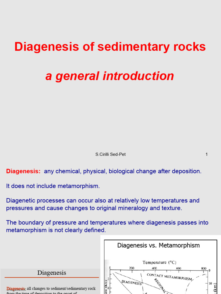 Understanding Diagenesis in Sedimentary Rocks | PDF | Sedimentary Rock ...