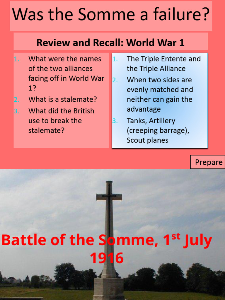 Other (TC) The Battle of The Somme | PDF | Battle Of The Somme | World ...