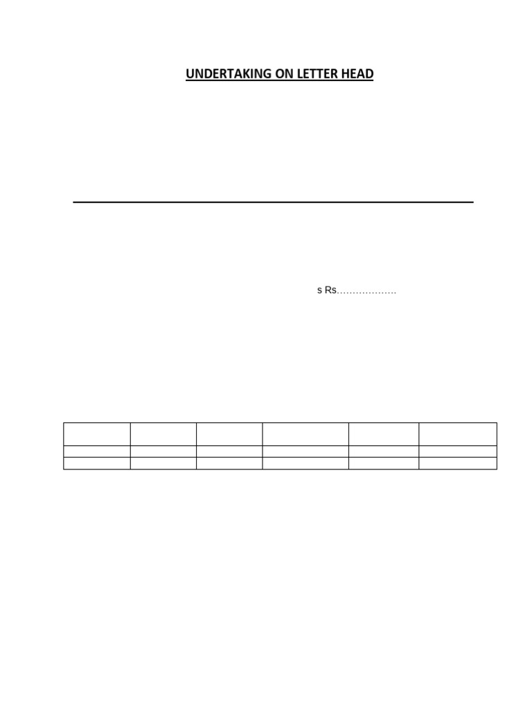 Annual Turnover Declaration Format | PDF