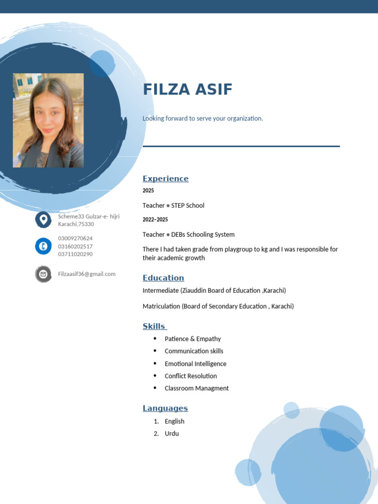 Filza Asif | PDF